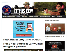 Tablet Screenshot of citrusccw.com